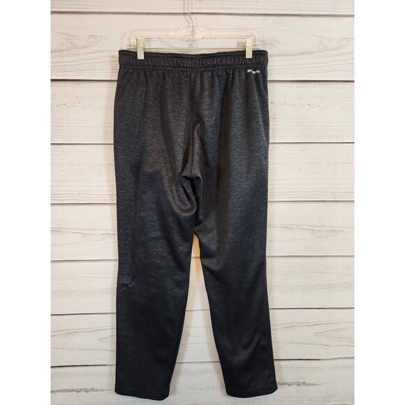 Adidas Men's Gray Solid High Rise Elastic Waist Straight Leg Sweatpants Size M - Picture 2 of 7